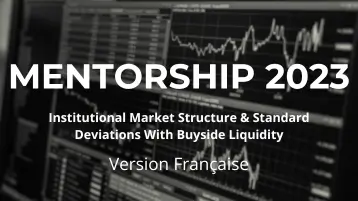 Institutional Market Structure & Standard Deviations avec la liquidité d’achat